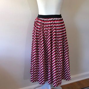 Ultra Flirt Knife Pleat Midi Skirt - S